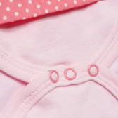 Body roz din bumbac, pentru fetițe Tape a l'oeil 172163 3