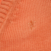 Cardigan pentru fete cu mânecă lungă, de culoare portocaliu Neck & Neck 172175 3