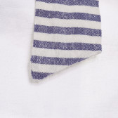 Pantaloni albi cu funda albastră pentru fete Tape a l'oeil 172202 2