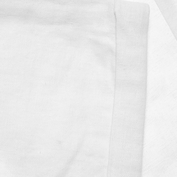 Pantaloni albi cu funda albastră pentru fete Tape a l'oeil 172203 3