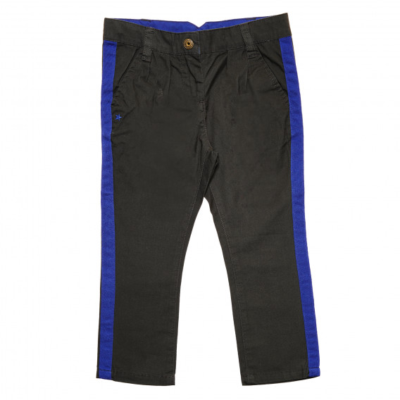 Pantaloni de bumbac gri cu albastru, pentru băieți Tape a l'oeil 172205 