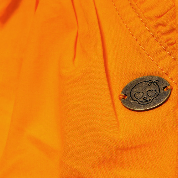 Pantaloni pentru bebeluși din bumbac în portocaliu pentru fete Tape a l'oeil 172215 3