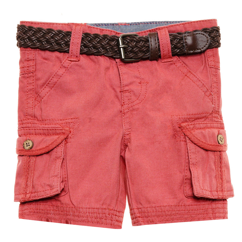 Pantaloni de bumbac în roșu pentru băieței  172217