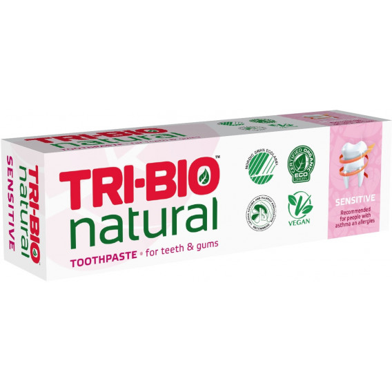 Pastă de dinți eco naturală pentru gingii sensibile, 75 ml Tri-Bio 172289 4