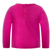 Bluză din bumbac cu mânecă lungă pentru fete, cu imprimeu colorat Tuc Tuc 1729 2