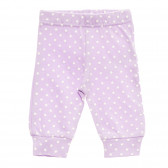 Pantaloni violet din bumbac cu imprimeu de stele pentru fete Tape a l'oeil 172951 