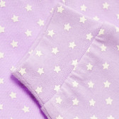 Pantaloni violet din bumbac cu imprimeu de stele pentru fete Tape a l'oeil 172953 3