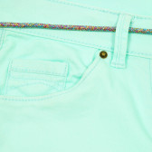 Pantaloni albaștri cu șnur la talie pentru fete Tape a l'oeil 173067 3
