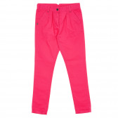 Pantaloni din bumbac de culoare roz pentru fetițe Tape a l'oeil 173114 