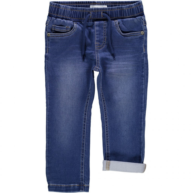 Jeans cu talie elastică pentru băieți, albaștri  173187