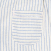 Pantaloni pentru bebeluși din bumbac albi și albaștri Tape a l'oeil 173329 3