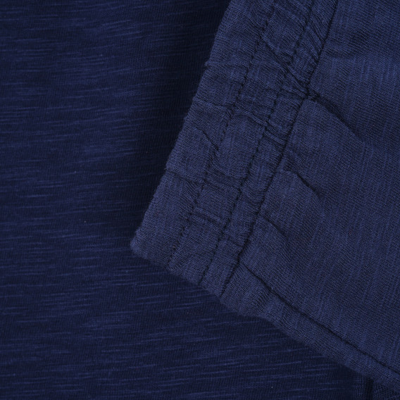 Pantaloni de bumbac de culoarea albastră pentru băieței Tape a l'oeil 173348 2