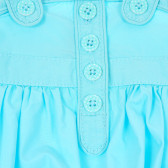 Rochie cu bretele pentru bebeluși din bumbac, albastră Tape a l'oeil 173352 2