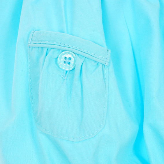 Rochie cu bretele pentru bebeluși din bumbac, albastră Tape a l'oeil 173353 3