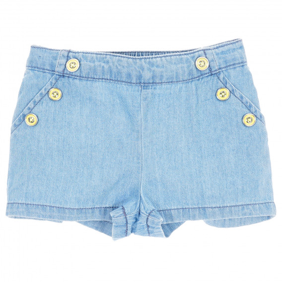 Pantaloni pentru bebeluși din bumbac de culoare albastră pentru fete Tape a l'oeil 173383 