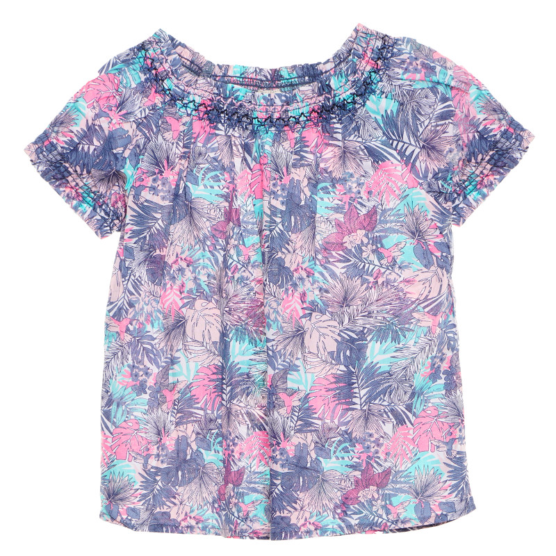 Bluză cu accente multicolore pentru fetițe  173808