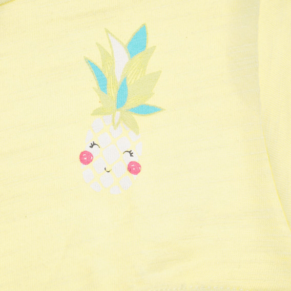 Rochie galbenă cu imprimeu pentru fetițe Tape a l'oeil 173813 2