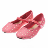 Pantofi balerini cu imprimeu pentru fete Friboo 17387 