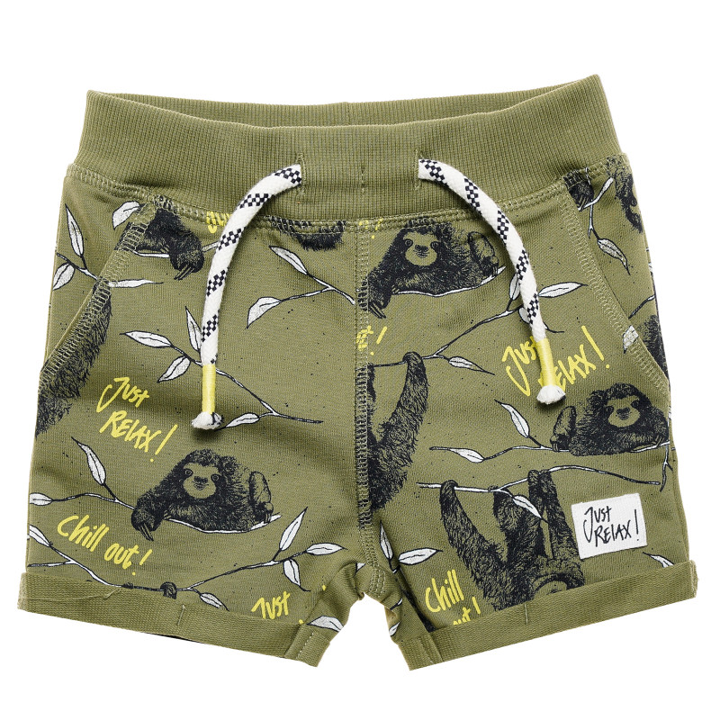 Pantaloni pentru un băiat, în verde  173914