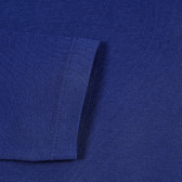 Bluză din bumbac organic cu imprimeu grafic pentru băieți - albastru Name it 173952 6
