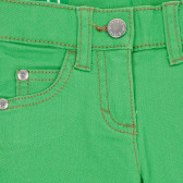 Blugi de bumbac, verzi pentru fete Benetton 174044 2