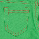 Blugi de bumbac, verzi pentru fete Benetton 174045 3