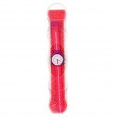 Ceas de mână impermeabil pentru fete, roșu Swatch 174212 
