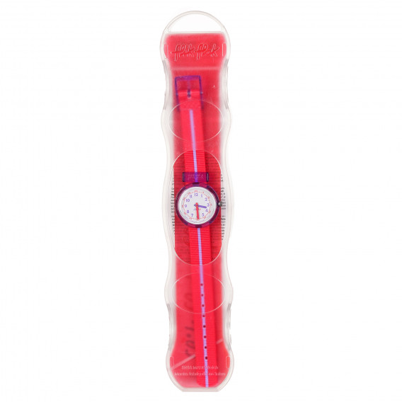 Ceas de mână impermeabil pentru fete, roșu Swatch 174212 