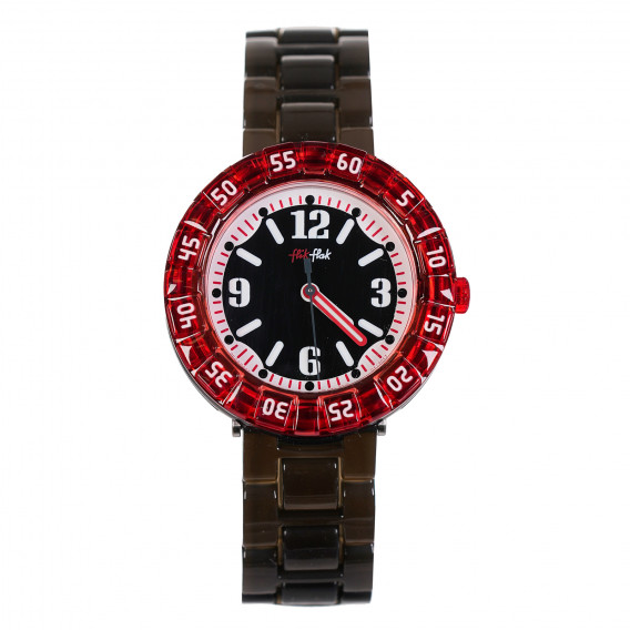 Ceas de mână impermeabil pentru fete, negru Swatch 174216 3