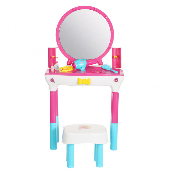 Centru de înfrumusețare Barbie  cu oglindă și scaun, 80 cm Bildo 174240 8