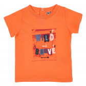 Bluză de bumbac pentru băieți, culoare portocalie Tape a l'oeil 174765 5