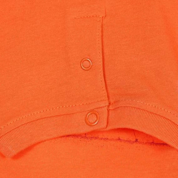 Bluză de bumbac pentru băieți, culoare portocalie Tape a l'oeil 174767 7