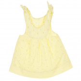 Rochie din bumbac pentru fete, galben cu imprimeu Tape a l'oeil 174777 