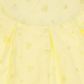 Rochie din bumbac pentru fete, galben cu imprimeu Tape a l'oeil 174778 3