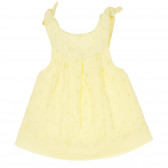 Rochie din bumbac pentru fete, galben cu imprimeu Tape a l'oeil 174780 2