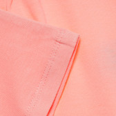 Rochie din bumbac cu mâneci scurte pentru bebeluși roz Tape a l'oeil 174943 4