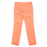 Pantaloni de bumbac pentru fete, portocaliu Tape a l'oeil 175072 