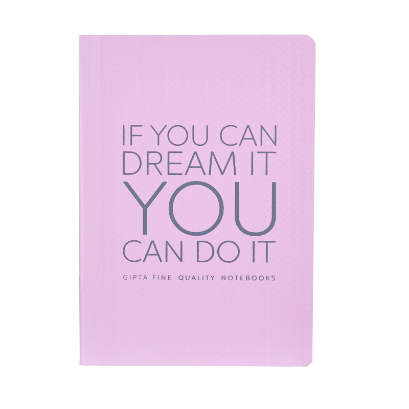 Notebook You can do it, A 5, 40 de coli, linii largi, violet  175152