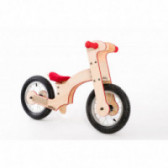Bicicletă de echilibru din lemn, Crin, 12 ", culoare: roșu Pippello Bikes 175629 2