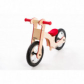 Bicicletă de echilibru din lemn, Crin, 12 ", culoare: roșu Pippello Bikes 175631 4