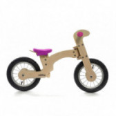 Bicicletă de echilibru din lemn, Pipello, 12 , culoare: roz Pippello Bikes 175644 2