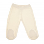 Pantaloni albi tricotați pentru bebeluși Tape a l'oeil 175778 
