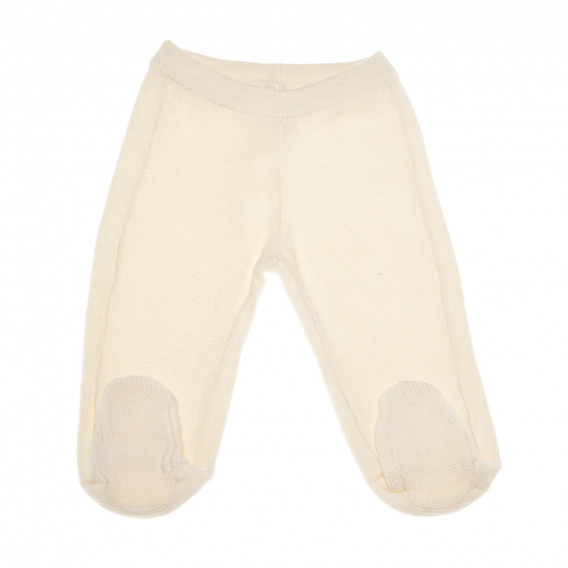 Pantaloni albi tricotați pentru bebeluși Tape a l'oeil 175778 
