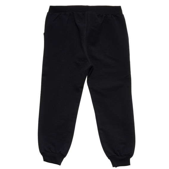 Pantaloni sport cu imprimeu mic pentru băieți, albastru închis Acar 176078 3