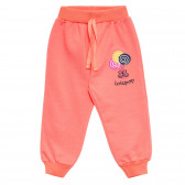 Pantaloni sport cu imprimeu acadea pentru fete, roz Acar 176114 