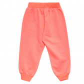 Pantaloni sport cu imprimeu acadea pentru fete, roz Acar 176115 2