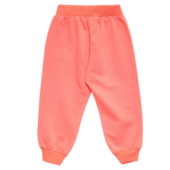 Pantaloni sport cu imprimeu acadea pentru fete, roz Acar 176115 2