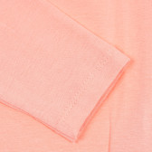 Bluză cu mâneci lungi și aplicație pentru fete, roz Acar 176242 3