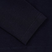 Bluză cu mâneci lungi și aplicație pentru fete, albastră Acar 176250 3