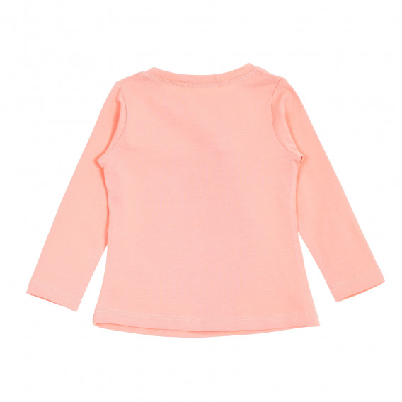 Bluză cu mâneci lungi și imprimeu pisoi pentru fete, roz Acar 176307 4